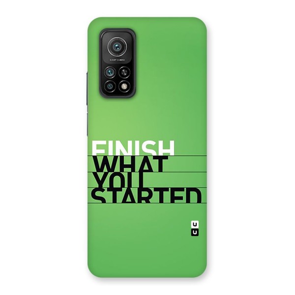 Green Finish Back Case for Mi 10T Pro 5G