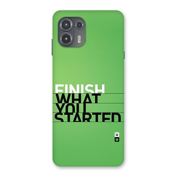 Green Finish Back Case for Motorola Edge 20 Fusion