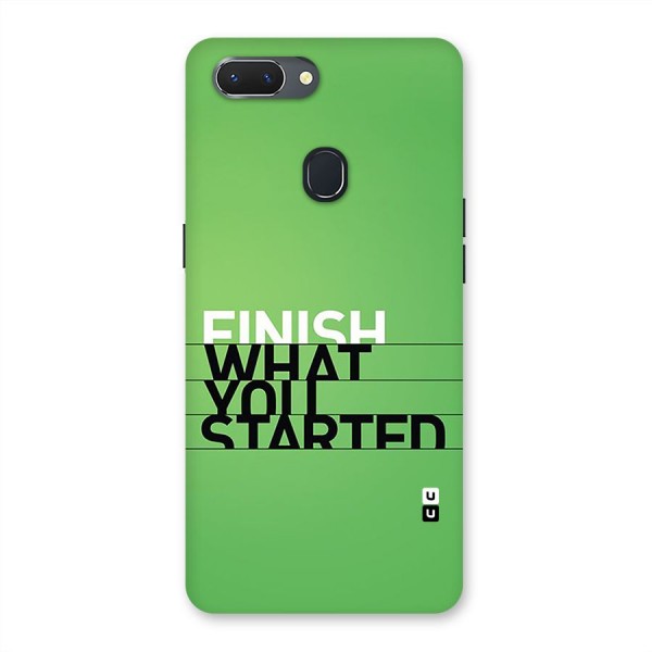 Green Finish Back Case for Realme 2
