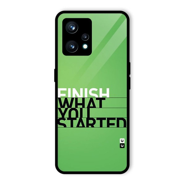 Green Finish Back Case for Realme 9