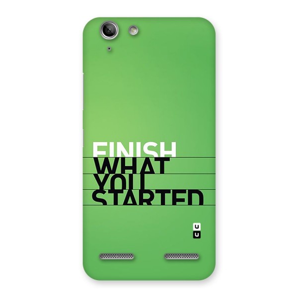 Green Finish Back Case for Vibe K5 Plus