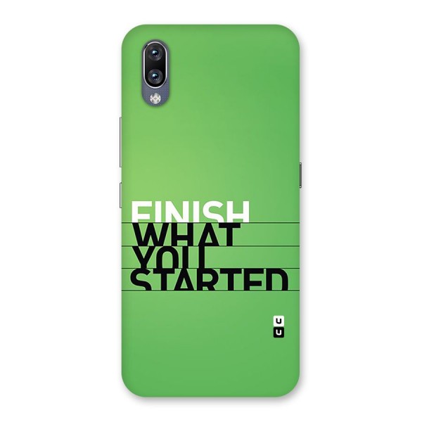 Green Finish Back Case for Vivo NEX