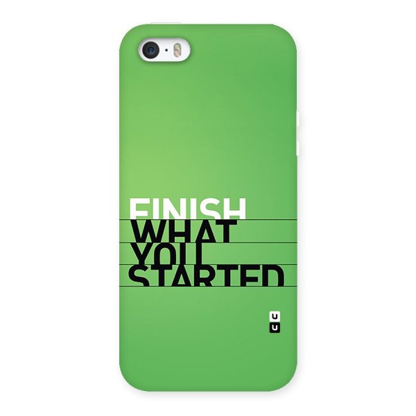 Green Finish Back Case for iPhone 5 5s