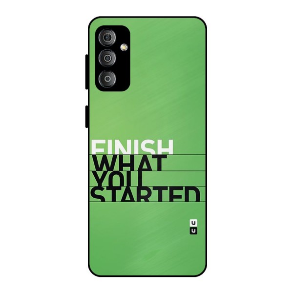 Green Finish Metal Back Case for Galaxy F23
