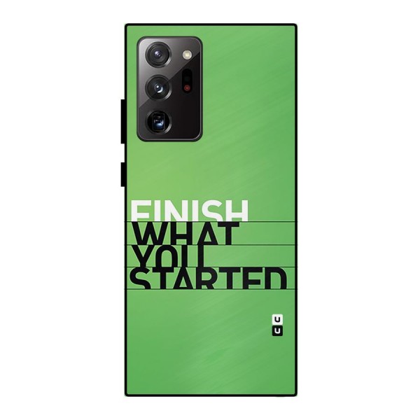 Green Finish Metal Back Case for Galaxy Note 20 Ultra