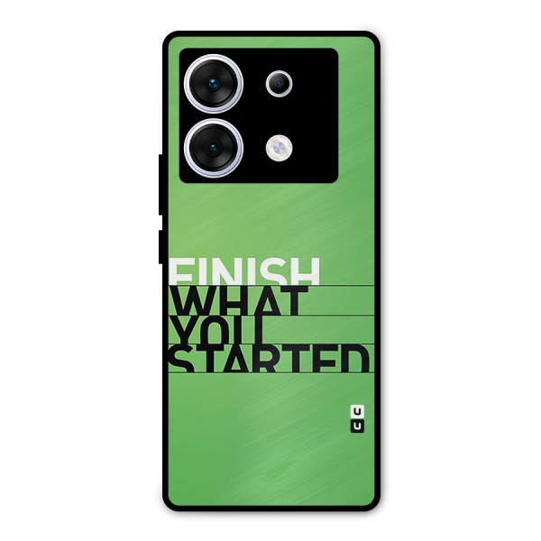Green Finish Metal Back Case for Infinix Zero 30 5G