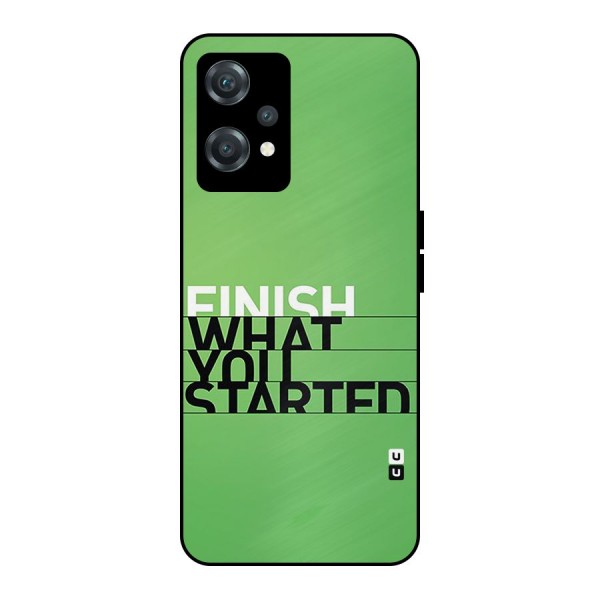 Green Finish Metal Back Case for OnePlus Nord CE 2 Lite 5G