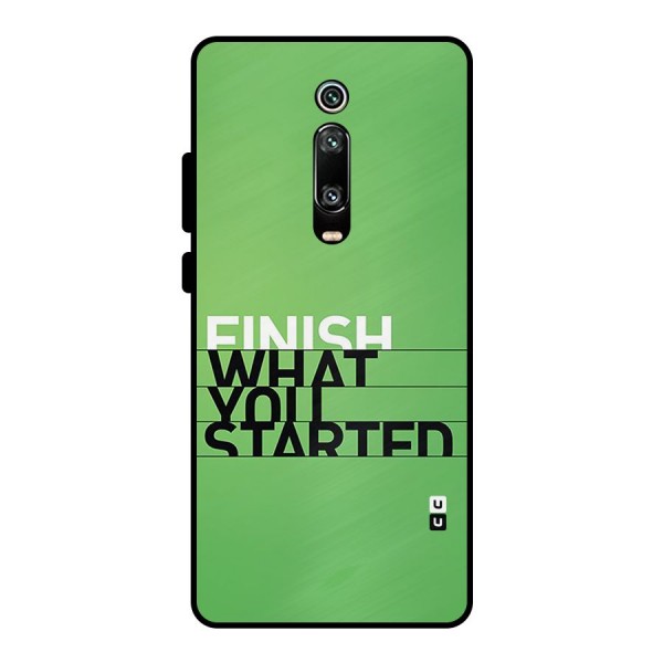 Green Finish Metal Back Case for Redmi K20 Pro