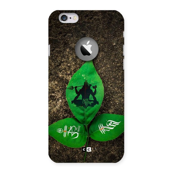 Green Leaf Shiva Back Case for iPhone 6 Logo Cut