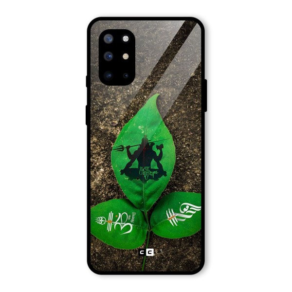 Green Leaf Shiva Glass Back Case for OnePlus 8T