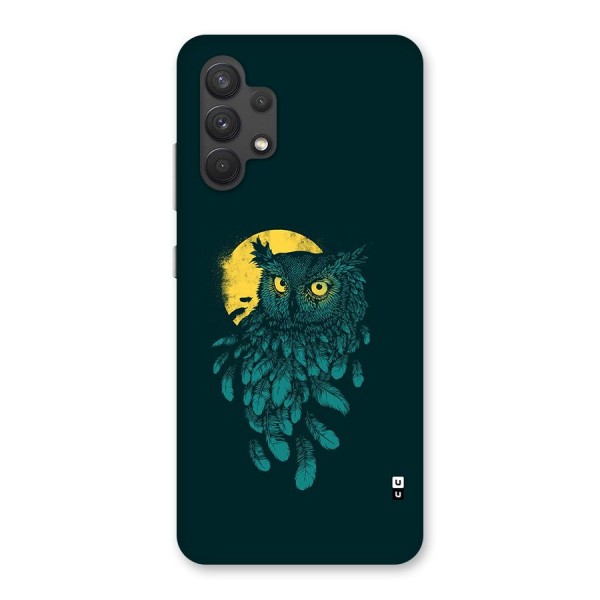 Green Owl Back Case for Galaxy A32