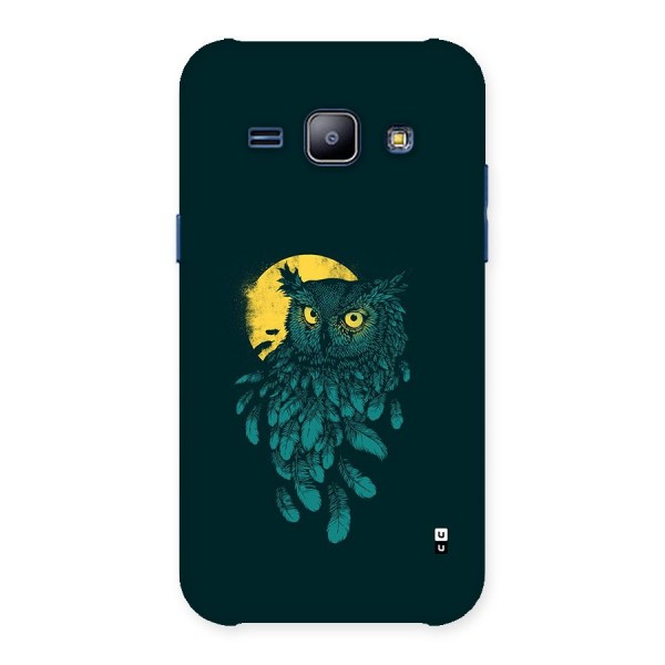 Green Owl Back Case for Galaxy J1