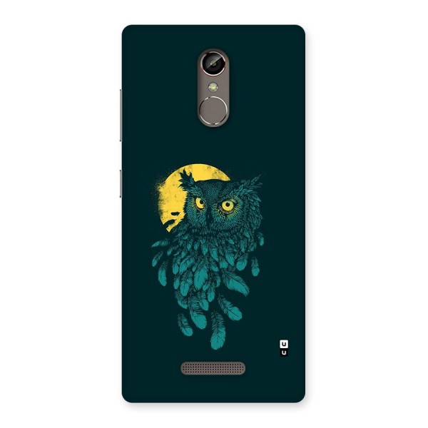 Green Owl Back Case for Gionee S6s