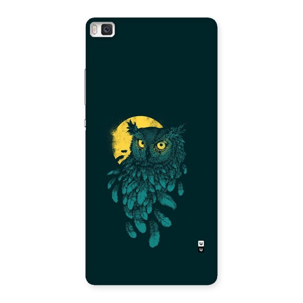 Green Owl Back Case for Huawei P8