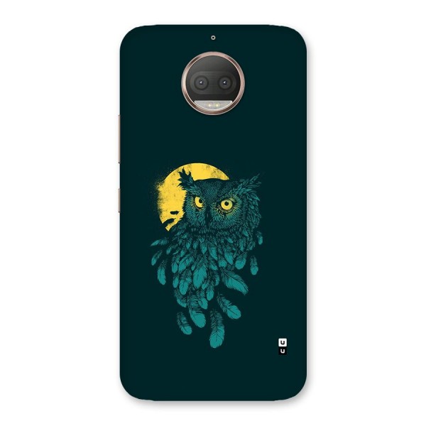 Green Owl Back Case for Moto G5s Plus