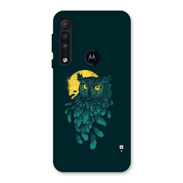 Green Owl Back Case for Motorola One Macro
