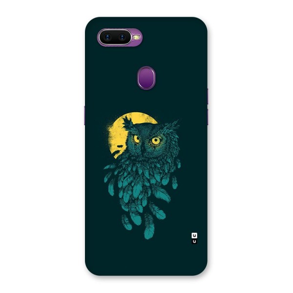 Green Owl Back Case for Oppo F9