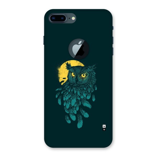 Green Owl Back Case for iPhone 7 Plus Logo Cut