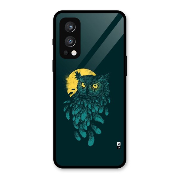 Green Owl Glass Back Case for OnePlus Nord 2 5G