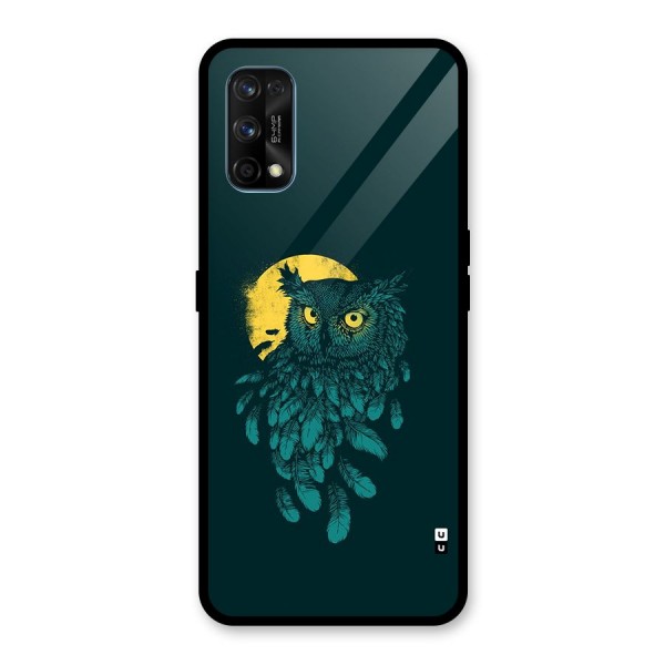 Green Owl Glass Back Case for Realme 7 Pro