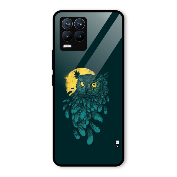 Green Owl Glass Back Case for Realme 8 Pro