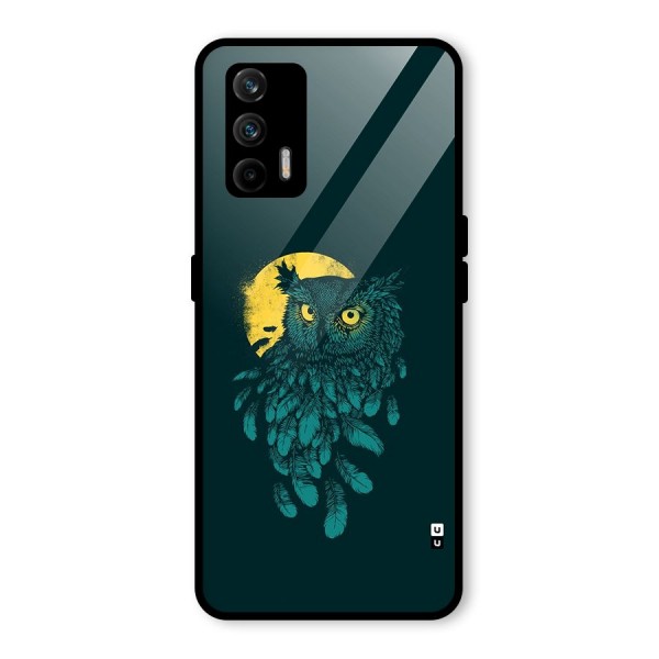 Green Owl Glass Back Case for Realme X7 Max