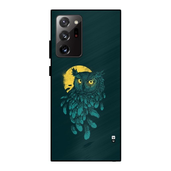 Green Owl Metal Back Case for Galaxy Note 20 Ultra