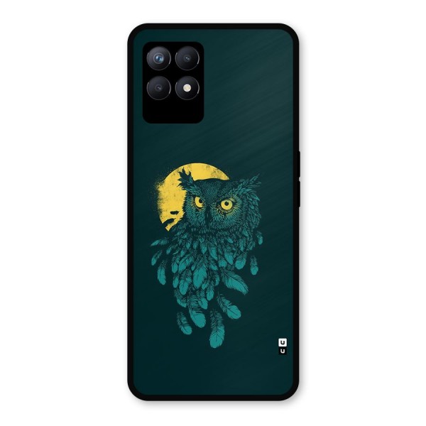 Green Owl Metal Back Case for Realme 8i