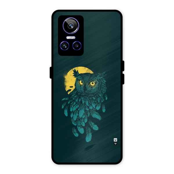 Green Owl Metal Back Case for Realme GT Neo 3