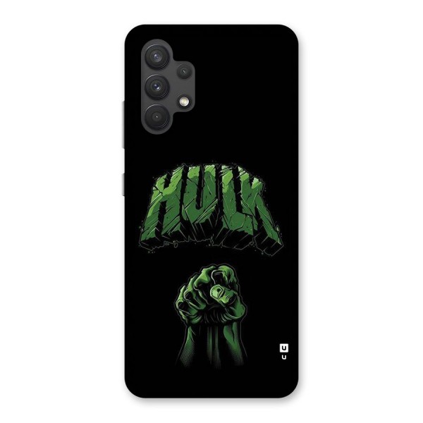 Green Punch Back Case for Galaxy A32