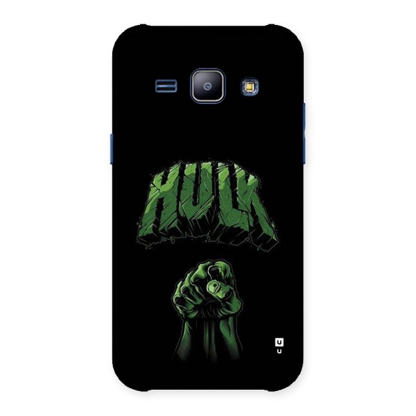 Green Punch Back Case for Galaxy J1