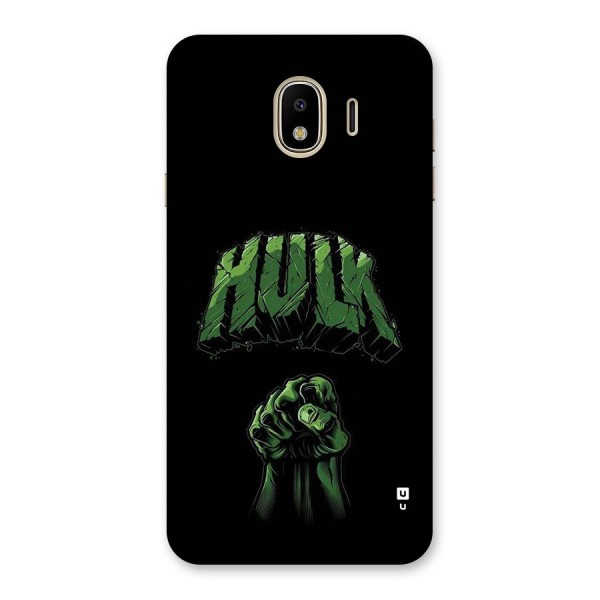 Green Punch Back Case for Galaxy J4