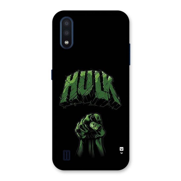 Green Punch Back Case for Galaxy M01