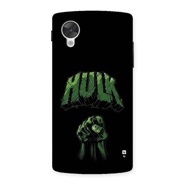 Green Punch Back Case for Google Nexus 5