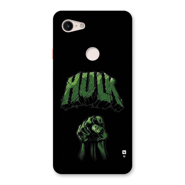 Green Punch Back Case for Google Pixel 3 XL
