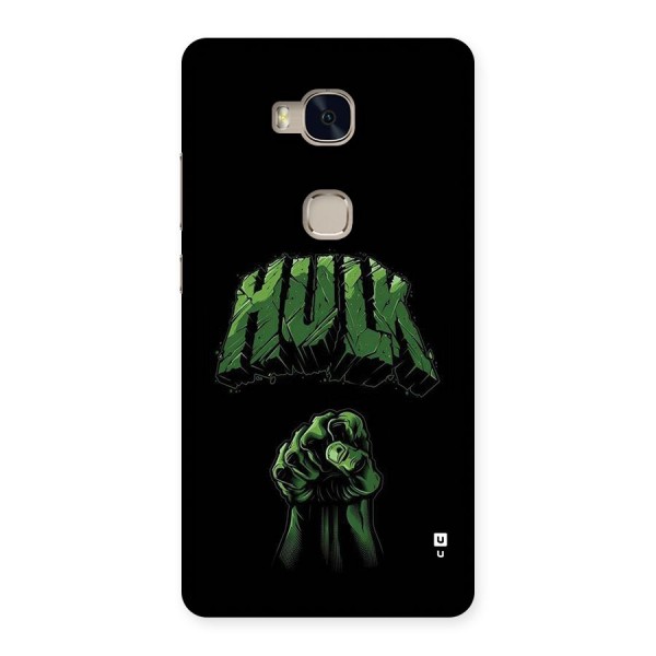 Green Punch Back Case for Honor 5X