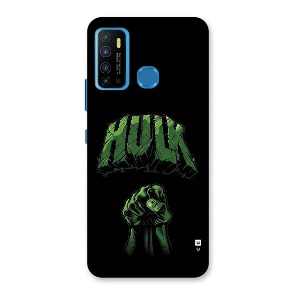 Green Punch Back Case for Infinix Hot 9