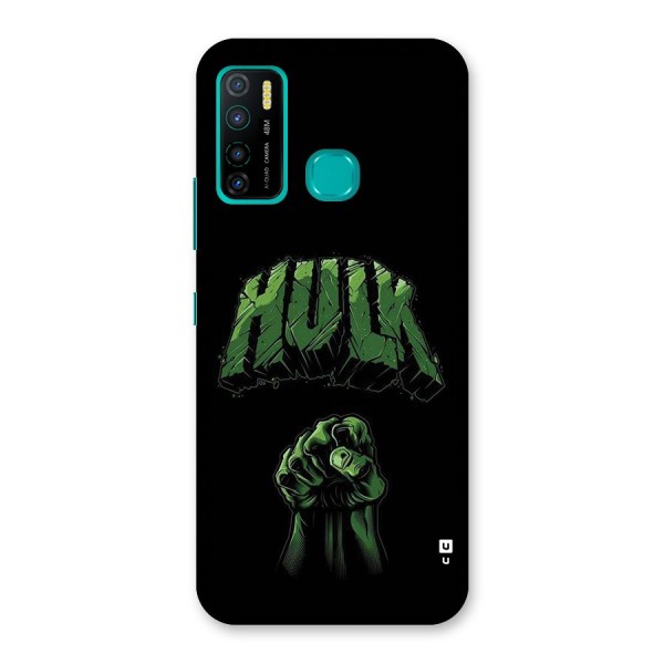 Green Punch Back Case for Infinix Hot 9 Pro