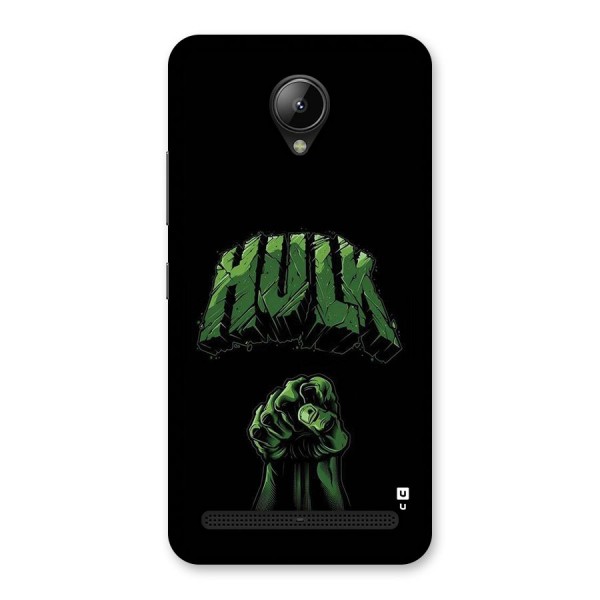 Green Punch Back Case for Lenovo C2