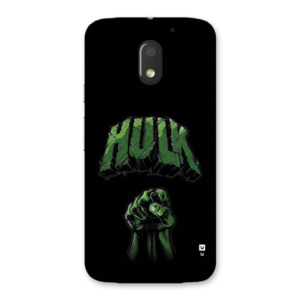 Green Punch Back Case for Moto E3 Power