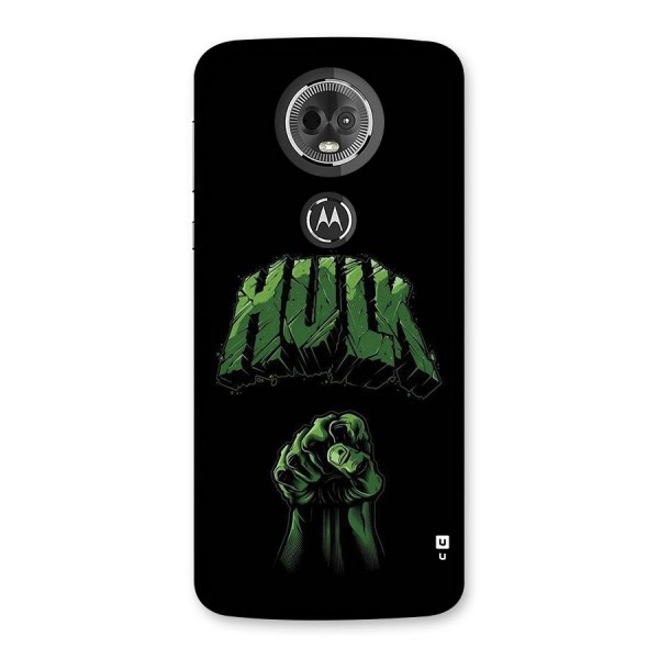 Green Punch Back Case for Moto E5 Plus