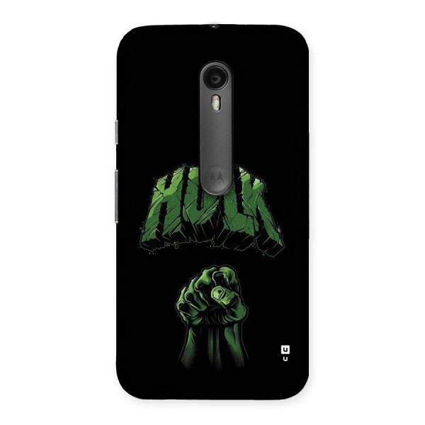 Green Punch Back Case for Moto G3