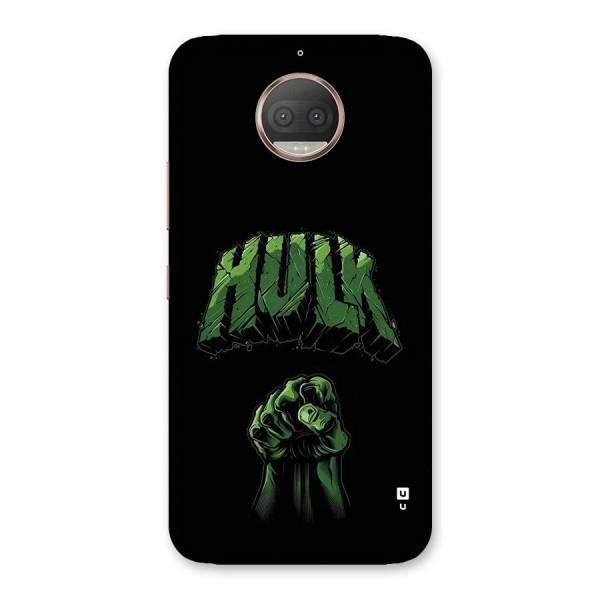 Green Punch Back Case for Moto G5s Plus
