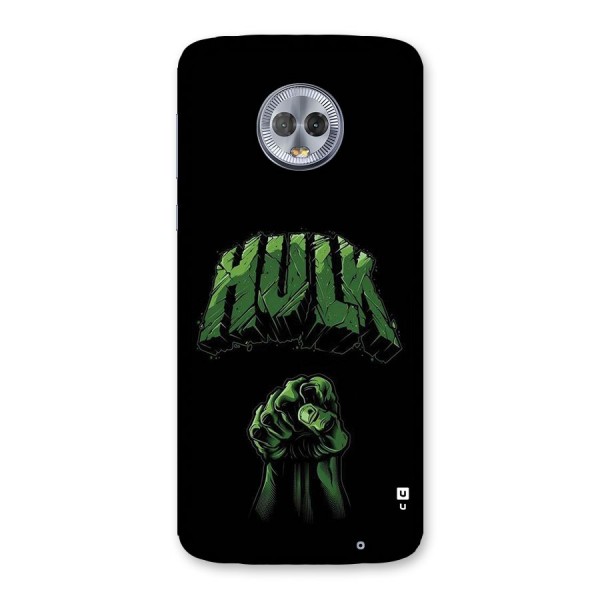 Green Punch Back Case for Moto G6 Plus