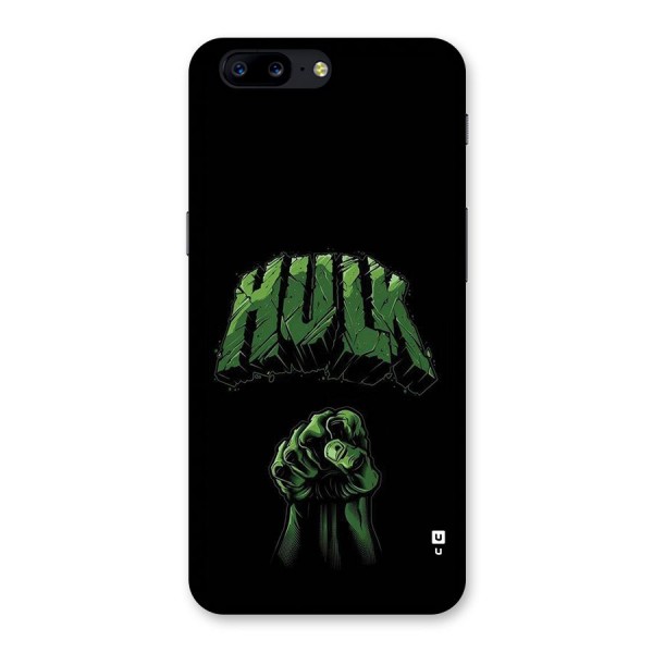 Green Punch Back Case for OnePlus 5