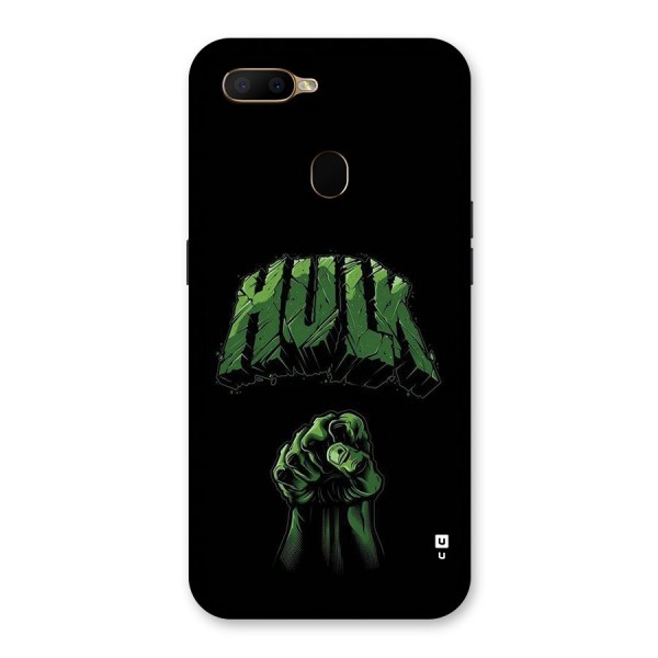 Green Punch Back Case for Oppo A5s