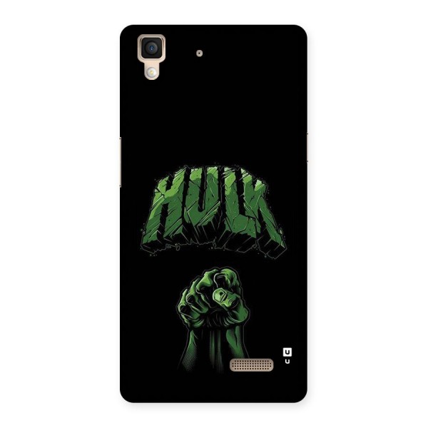 Green Punch Back Case for Oppo R7