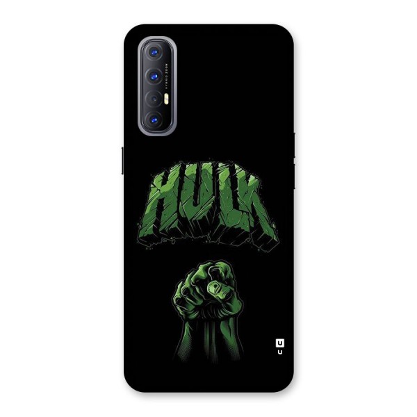 Green Punch Back Case for Oppo Reno3 Pro