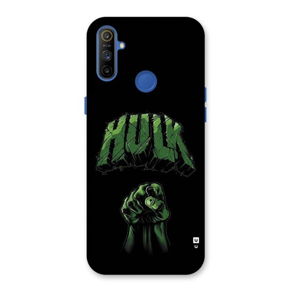 Green Punch Back Case for Realme Narzo 10A