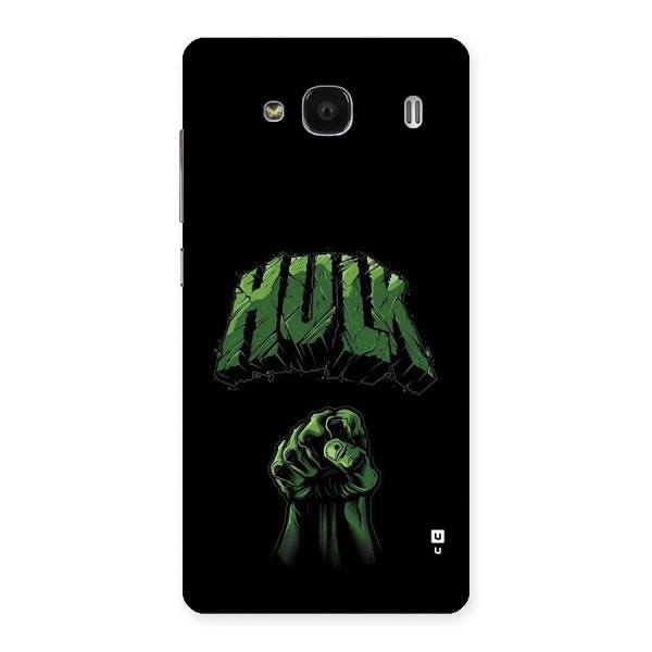 Green Punch Back Case for Redmi 2